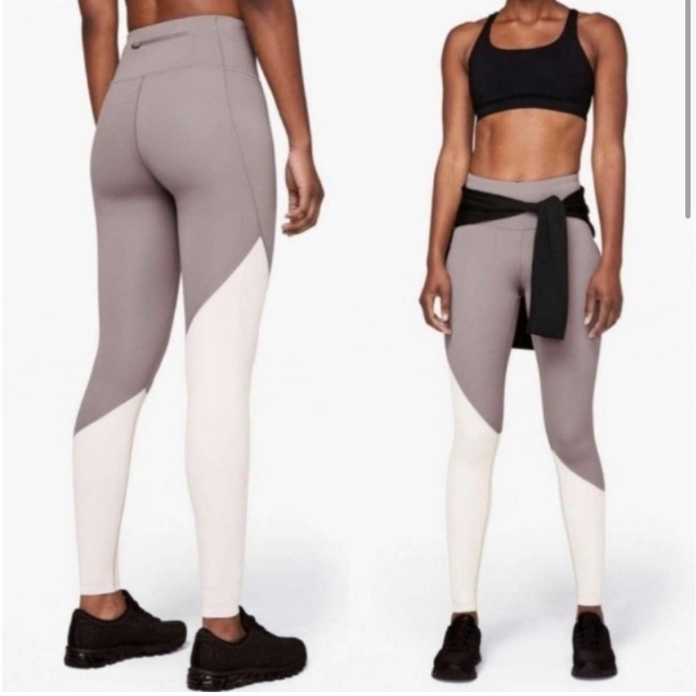 Lululemon Women’s Diagonal Color Block Leggings 6